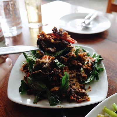 ปลาดุกผัดพริกขิง