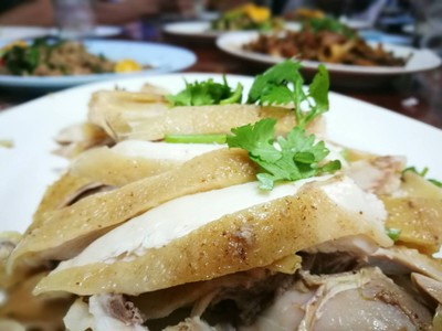 ไก่ต้มหุบบอน