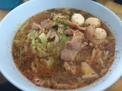 เมนูของร้าน ก๋วยเตี๋ยวต้มยำซุปกระดูก
