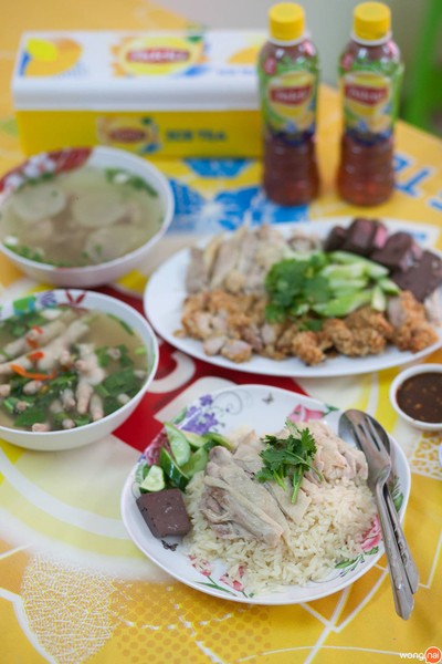 เมนูของร้าน อู๊ดข้าวมันไก่ตอน ธุรกิจบัณฑิตย์