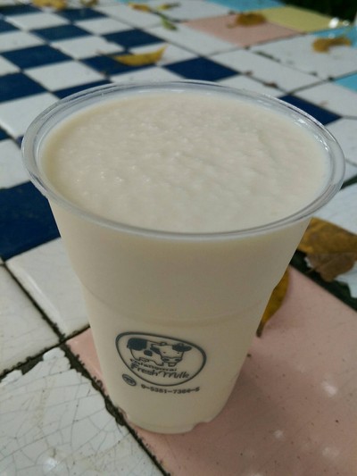นมปั่นวานิลลา
