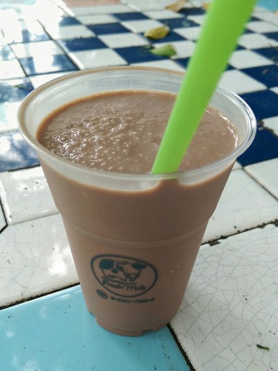 นมปั่นช็อคโกแลต