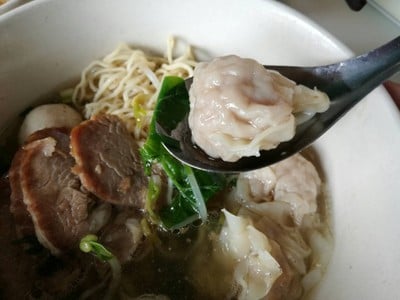 เมนูของร้าน ก๋วยเตี๋ยวหมูแม่นิ่ม สาขา 1