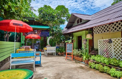 บรรยากาศ บ้านสวนชมจันทร์ แม่แตง