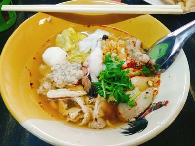 ก๋วยเตี๋ยวต้มยำรวม(ไม่ใส่เนื้อปู)