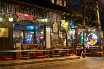 บรรยากาศ ร้านอาหารริเวอร์ไซด์ บาร์ แอนด์ เรสเตอร์รอง (Riverside bar & restaurant)