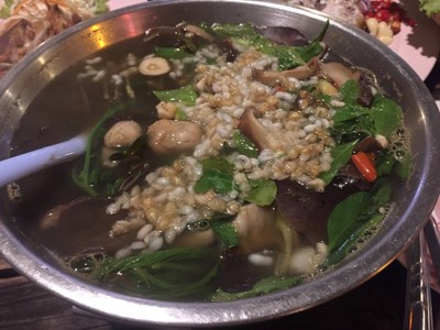 แกงผักหวานใส่ไข่มดแดง