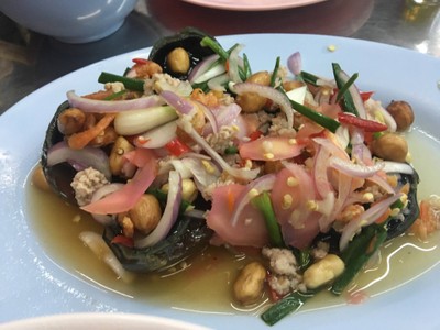 ยำไข่เยี่ยวม้า