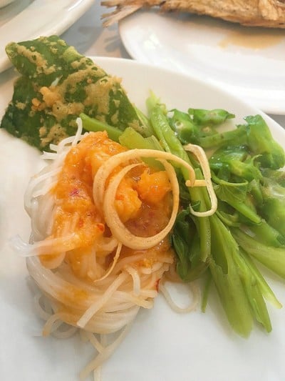 ขนมจีนน้ำพริกกุ้ง