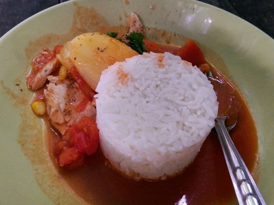 ข้าวสตูไก่