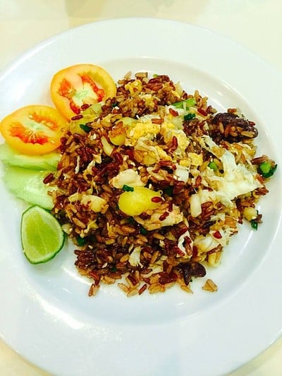ข้าวผัดปูธัญพืช