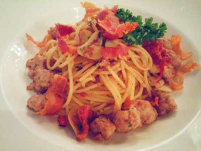Pasta Olio Salsiccia