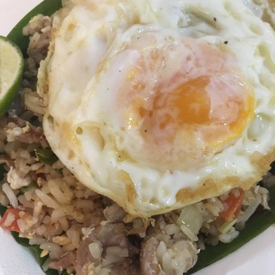 ข้าวผัดหมู+ไข่ดาว