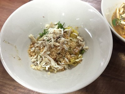 บะหมี่ต้มยำแห้ง