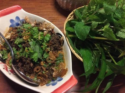 เมนูของร้าน ครัวหลองข้าว เชียงใหม่
