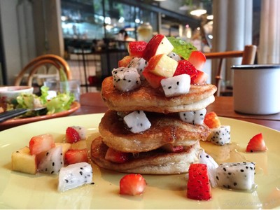 Gluten-free banana Soy Pancake