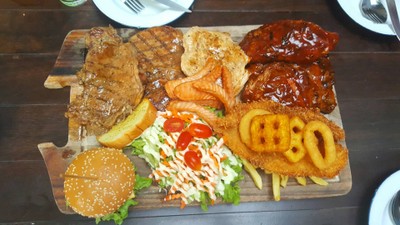 สเต็กถาดปราบเซียน