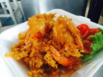 กุ้งชุปแป้งทอด 