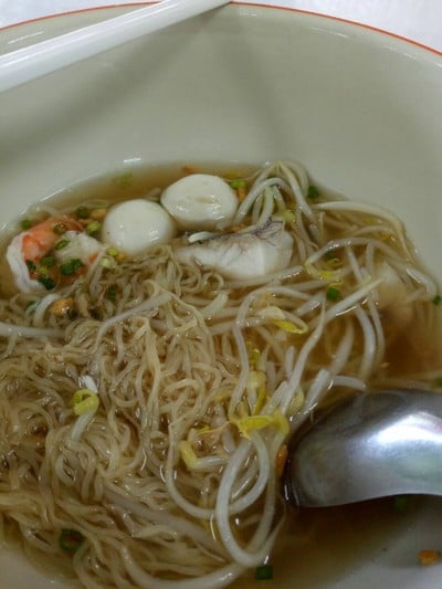 ก๋วยเตี๋ยวลูกชิ้นปลา น้ำใส,ต้มยำ