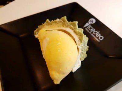 เมนูของร้าน IceDEA หอศิลปวัฒนธรรมแห่งกรุงเทพมหานคร