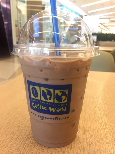 เมนูของร้าน Coffee World สยามพารากอน
