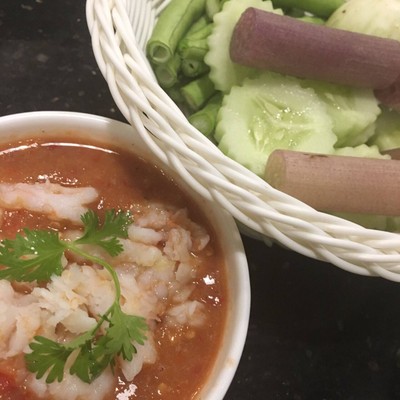 น้ำพริกกุ้งสด