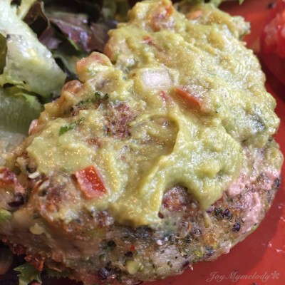 Broccoli Quinoa Charcoal Burger