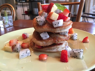 Gluten-free banana Soy Pancake