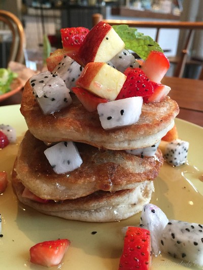 Gluten-free banana Soy Pancake
