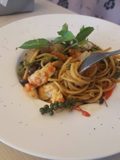 สปาเกตตี้ขี้เมาทะเล