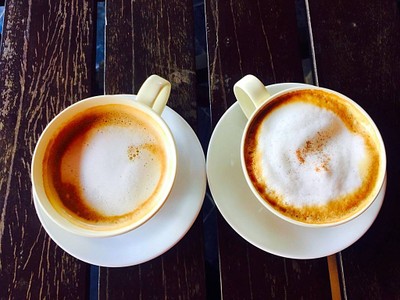 คาปูชิโน่ร้อน