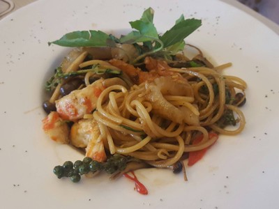 สปาเกตตี้ขี้เมาทะเล