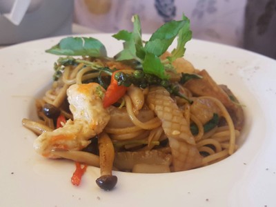 สปาเกตตี้ขี้เมาทะเล