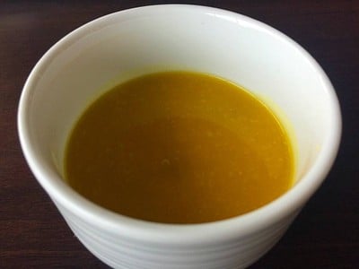 ซุปฟักทองเสริฟฟรีก่อนอาหารคาวคะ