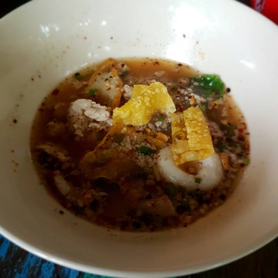 ก๋วยเตี๋ยวหมูต้มยำ