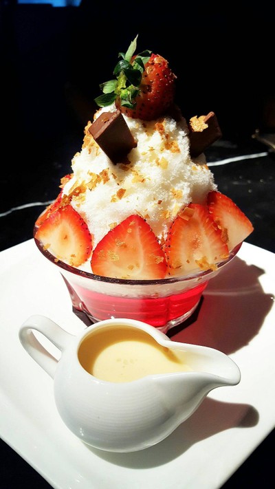 น้ำแข็งใสเจลลี่สตรอวเบอร์รี