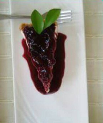 บลูเบอรี่ชีสพาย