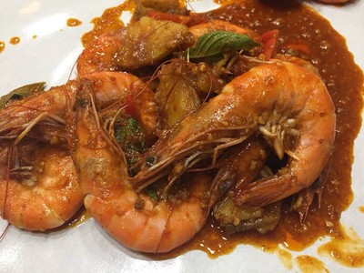 กุ้ง+ซอสเมดเล่ย์