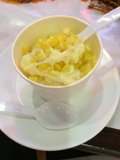 ข้าวโพดหวานอบเนย
