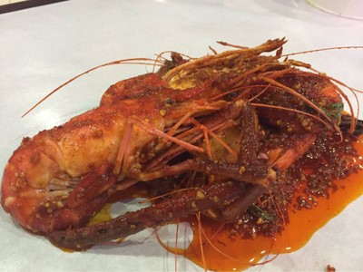 กุ้งแม่น้ำ + ซอสซิกเนเจอร์