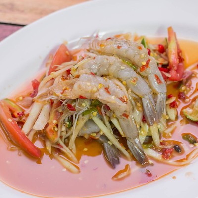 เมนูของร้าน 5แยกตำซั่ว -