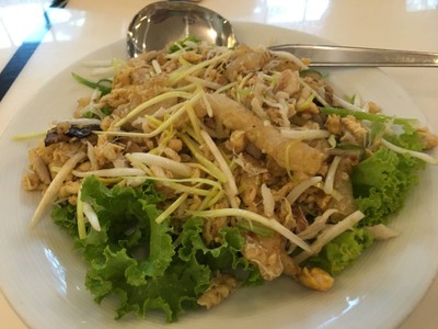 ผัดกระเพาะปลาแห้ง