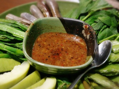 น้ำพริกพร้อมผัก