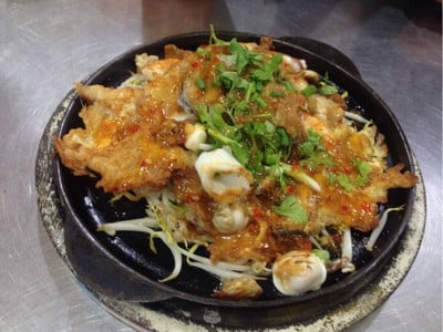 เมนูของร้าน ตี๋ใหญ่หอยทอด