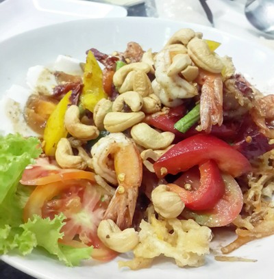 ตำกรอบ 3 รส