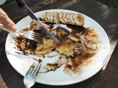 แพนเค้กกล้วยหอม