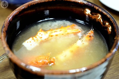 ซุปมิโซะขาปู