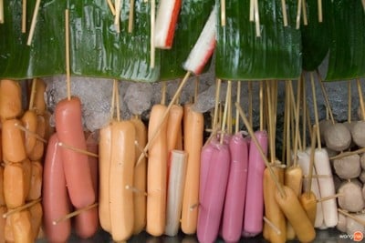 เมนูของร้าน ลูกชิ้นทอดป้าฟรุตตี้