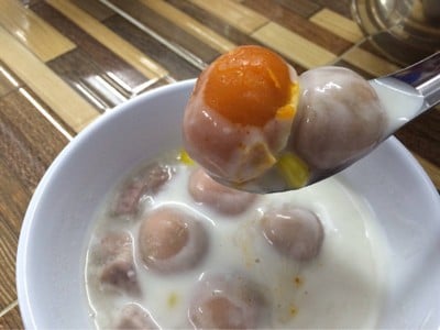 เมนูของร้าน บัวลอยกำแพงดิน กำแพงดิน