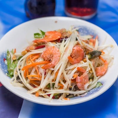 เมนูของร้าน ส้มตำป้าแก้ว